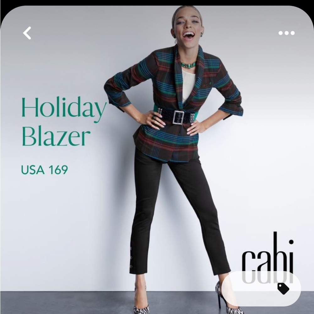 🩷SOLD💎Cabi holiday blazer